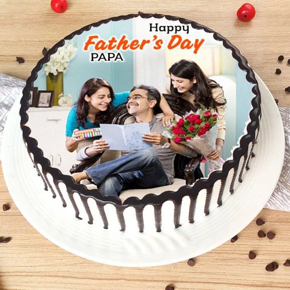 Fathers Day Photo Cake