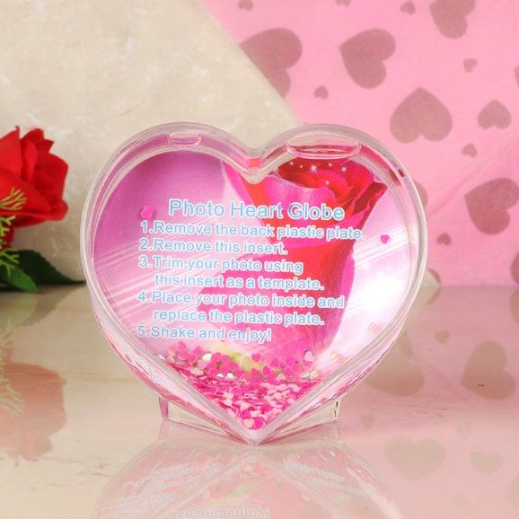 Personalised Glass Photo Frame For Valentine Day
