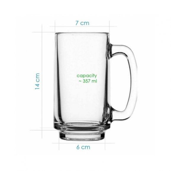 Personalised Beer Mug, Customized Beer Glass