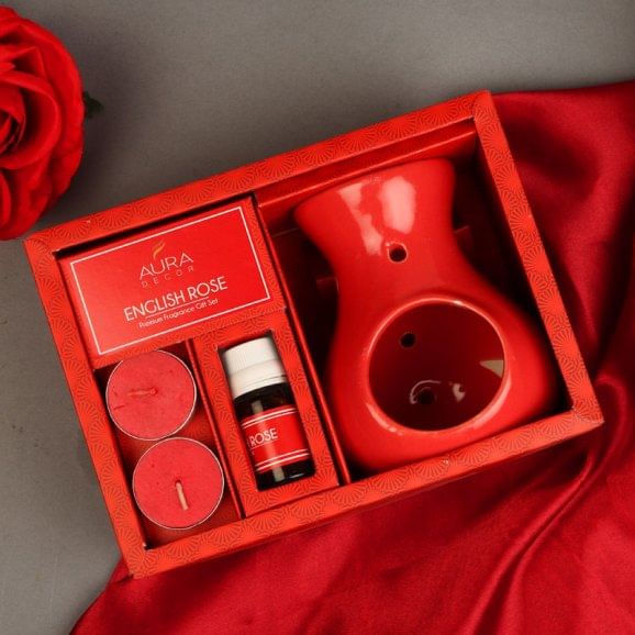 Red Rose Diffuser Set