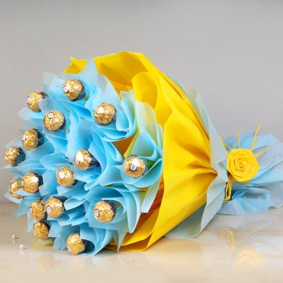 16 Ferrero Rocher Chocolate Bouquet