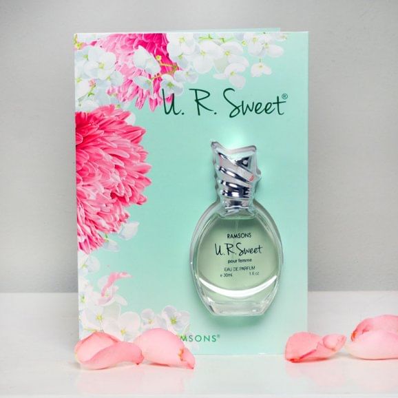 Too Sweet Scented Greetings-Greeting Card with 30ml U R Sweet Perfume