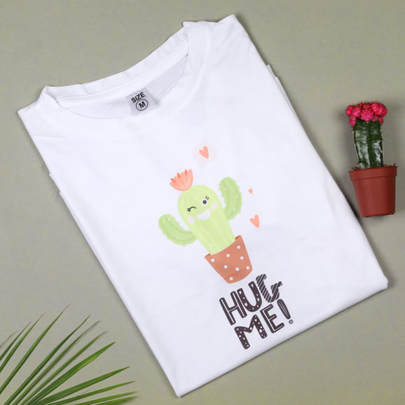 White Hug Me Tshirt