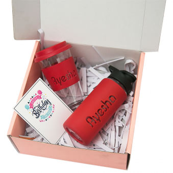 Peronalised Bottle N Mug Hamper