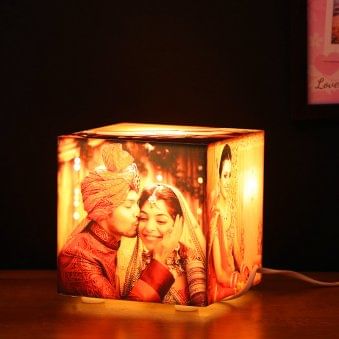 Personalised Moments Forever Photo Lamp