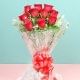 Ten Red Roses Bunch