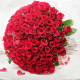 250 Vday Rose Bunch: Valentine Flowers 