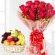 Floral Delivery With Fruits