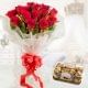 chocolate and flowers delivery in gurgaon