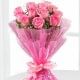 anniversary flowers online 12 pink roses