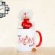 Comb of Best Mom Ever Mug with a Cute Teddy to Say I love You Mom