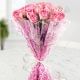 25 Pink Roses Bunch