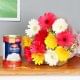 Fathers Day flower and Rasgulla combo online in India