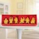 Gift pack of 6 laughing Buddhas in different positions