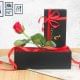 Red Rose in a Box - Valentine Day Flower Gift