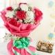 RednWhite Chocolates - A gift pack of 10 red and white carnations and 16 ferrero rocher