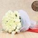Bunch of 40 White Roses