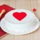 Anniversary Cake with Fondant Hearts