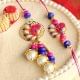 Bhaiya Bhabhi Pearls Rakhi