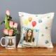 One Personalised Mug and Personalised Cushion with 5 Pink Roses