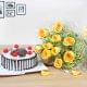 Mothers Day Abundance - Gift Combo of 10 Yellow Roses and Half Kg Black Forest Cake Combo