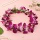 Purple Orchid Tiara - Fresh Flower Tiara of Purple Orchid