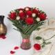 Roses N Ferrero Rocher:8 Red Roses and 8 Ferrero Rochers