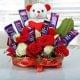 Perfect Combo of Roses, Teddy and Chocolates