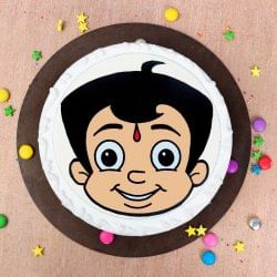 Chhota Bheem Cake -Top View