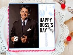 Boss Day Photo Cake