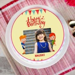 Cheerful Photo Cake