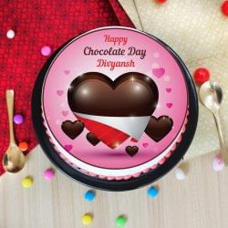 Photo cake for chocolate day