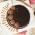 Top view of Ferrero rocher cake - A gift of Heavenly Creations Combo