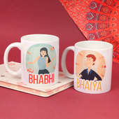 Stylish Bhaiya Bhabhi Mugs