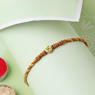 Ethnic Swastik Rakhi