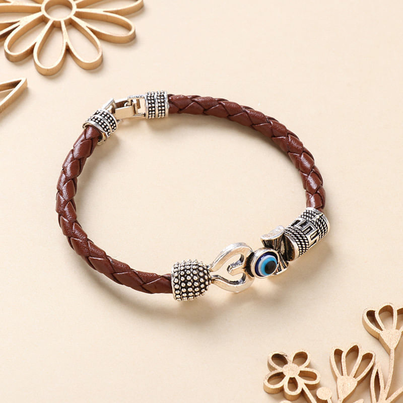 Stylish Evil Eye Rakhi Bracelet-USA