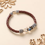 Stylish Evil Eye Rakhi Bracelet-USA