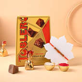 Send Mauli Rakhi With Toblerone Chocolate to UK