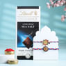 Chic Rakhi Duo With Chocolate Bar