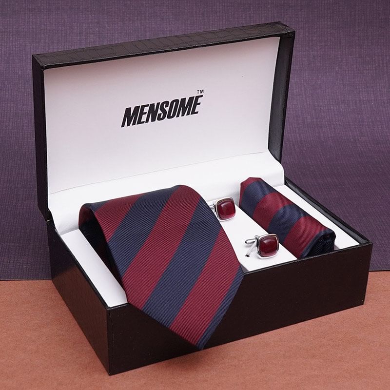 Suave Men Tie N Cufflink Set - Best Mens Day Gift