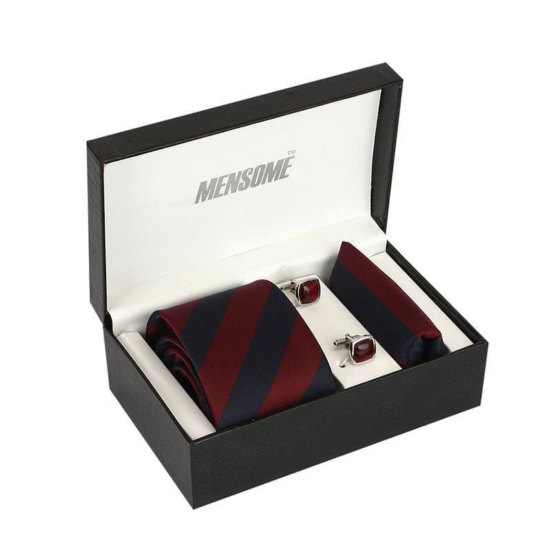 Suave Men Tie N Cufflink Set - Best Mens Day Gift