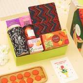 Sugar Free Chocolates With Sipper N Candle Hamper