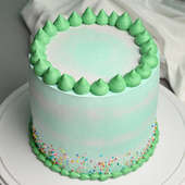 Sumptuous Green Cake Order Online for Kids Birthday