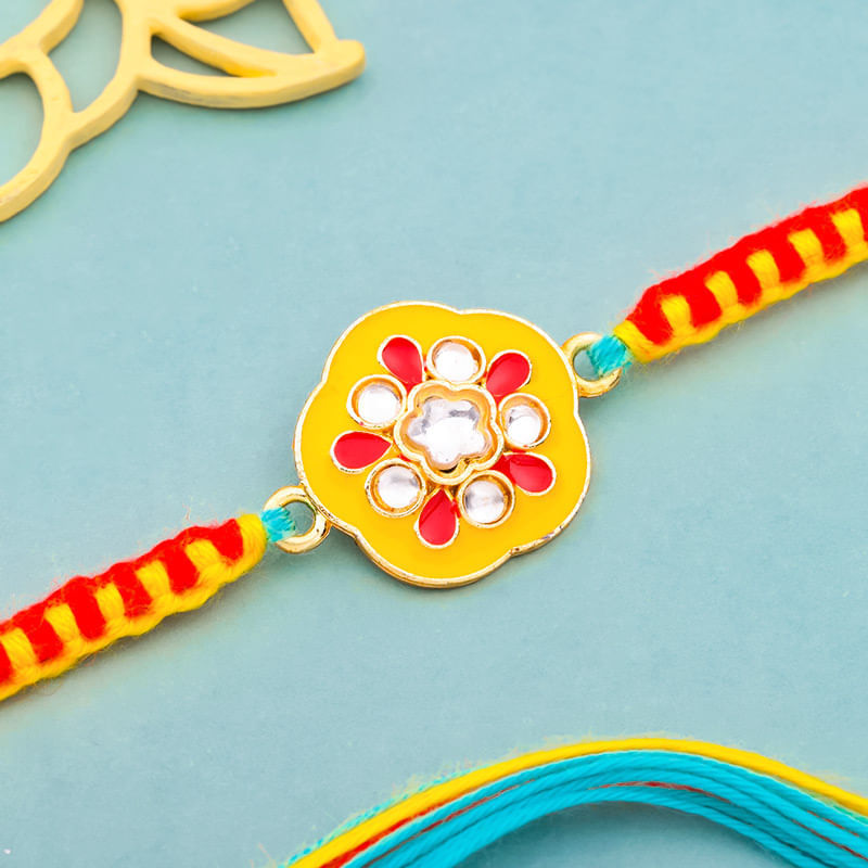 Sunburst Floral Rakhi