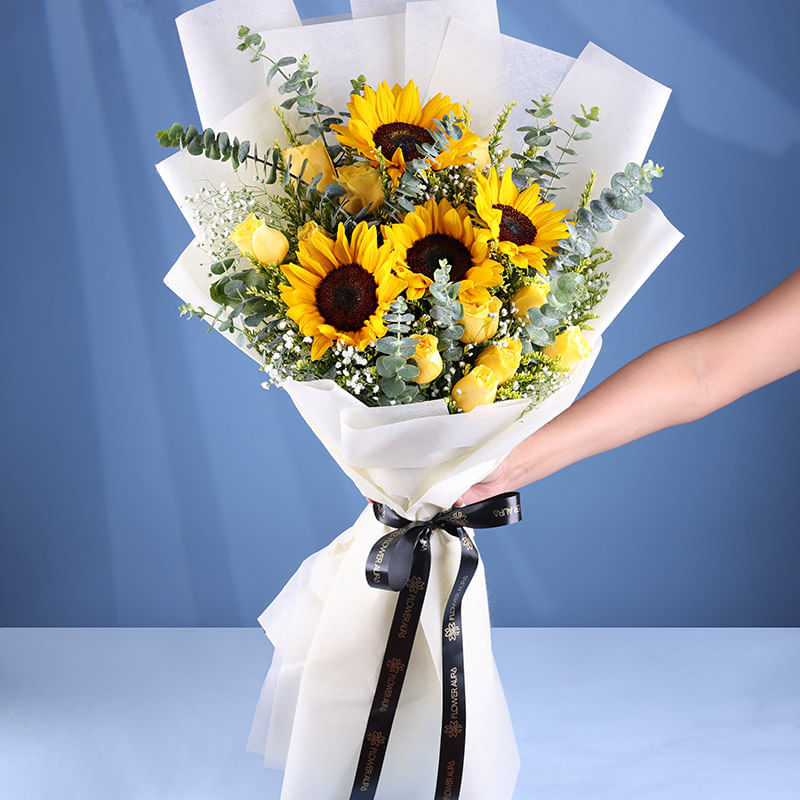 Sunlit Charm Of Yellow Blooms