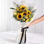 Sunlit Charm Of Yellow Blooms