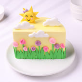 Sunny Meadow Half Cake