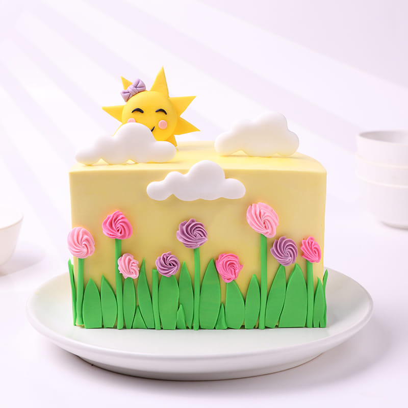 Sunny Meadow Half Cake