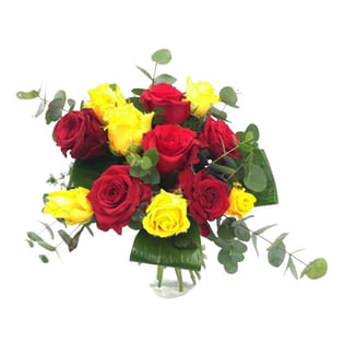 Sunset Inspired Rose Bouquet