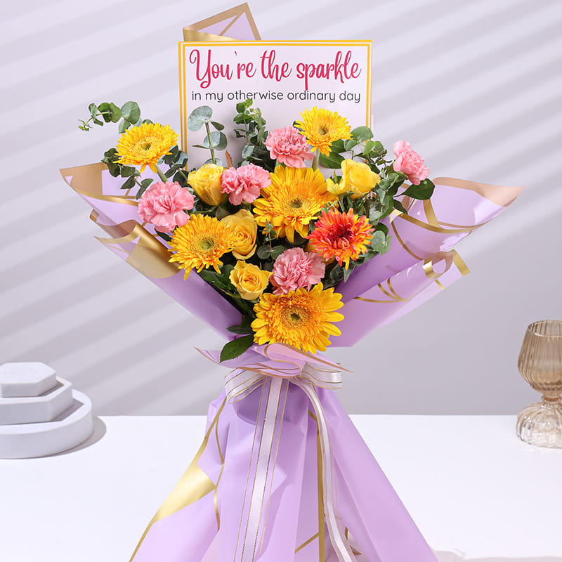 Sunshine Blooms N Bento Cake For Her
